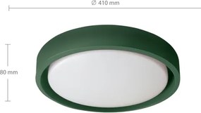 Brilagi - Plafoniera LED dimmerabile MATTEO LED/48W/230V 3000-6500K Ø 41 cm verde + telecomando