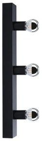 Paulmann 80097 - 3xE14/40W IP44 Lampada per specchio da bagno REGULA 230V nero