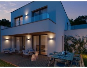 LED2 - Lampada da parete per esterni FLAT 2xLED/3W/230V IP65 bianco