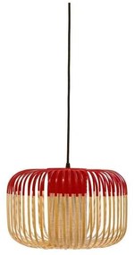 Bamboo Lampada a Sospensione S Rosso - Forestier