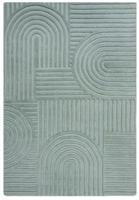 Tappeto in lana turchese 160x230 cm Zen Garden - Flair Rugs