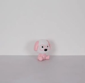 Globo 21761P - Lampada notturna LED ricaricabile PUPPY 1W/5V 500 mAh rosa