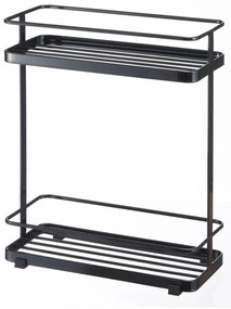 Organizer nero a due livelli Yamazaki Tower - YAMAZAKI