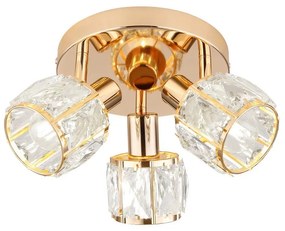 Faretto DUBAI 3xE14/40W/230V diametro 36 cm Oro rosa