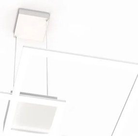 Lampadario LED design Kira bianco, luce naturale 5300 lumen