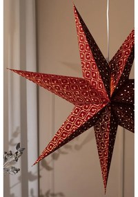 Decorazione luminosa natalizia rossa da appendere Baroque - Markslöjd