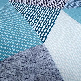 Set copripiumino e federa color foglia di tè per letto matrimoniale 200x200 cm Larsson Geo – Catherine Lansfield