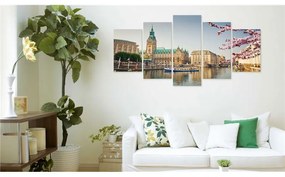 Quadro Spring in Hamburg  Colore Beige, Dimensioni e Misure 200x100