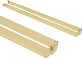 Mensola con appendiabiti EVO GOLD BRUSH