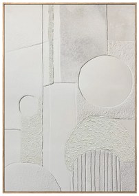 Quadro con elementi dipinti a mano 70x100 cm Lan – Styler