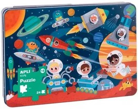 Puzzle per Bambini Apli Space 24 Pezzi 48 x 32 cm