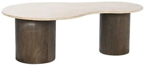 Tavolino da Caffè DKD Home Decor Pietra Legno di mango 120 x 70 x 53 cm