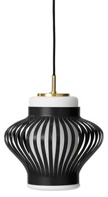 Warm Nordic - Opale Lamella Lampada a Sospensione Black Noir Warm Nordic