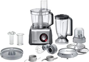 Bosch - MC812M844 robot da cucina 1250 w 3,9 l Nero, Acciaio inossidabile