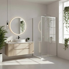 Cabina doccia Rea Primo Slide 120x100 Chrome