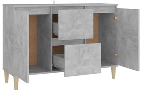 Credenza grigio cemento 103,5x35x70 cm in truciolato