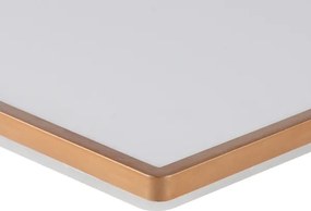 Brilagi - Plafoniera LED Ultra Slim per bagno, 24W/230V, 42x42 cm, oro rosa, IP54