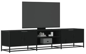 Mobile Porta Tv Nero 180x35x41 Cm İn Truciolato /