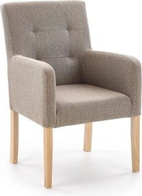 Poltrona imbottita Filo in beige - H 92 cm