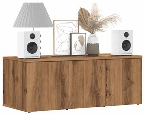 Mobile Porta Tv Rovere Artigianale 80x34x30 Cm Truciolato /