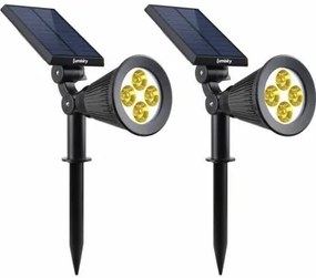 Lampada Lumi Garden Nero 5 V 250 Lm (2 Unità)