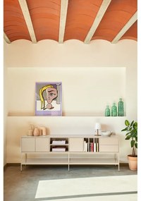 Mobile TV nero 220x74x45 cm Platt – Teulat