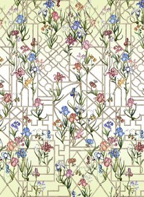 Christian Lacroix Tapete Fretwork Garden Panoramic - Citron