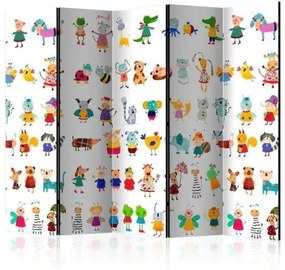 Paravento Cartoon Pets II [divisori da interno]