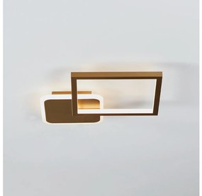 Eglo 900424 - Plafoniera LED dimmerabile GAFARES LED/15W/230V oro + tc