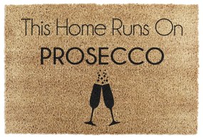 Zerbino in cocco 40x60 cm This Home Runs On Prosecco - Artsy Doormats
