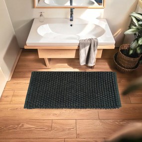 Tappetino per il bagno verde scuro in tessuto 50x80 cm Solivo – Wenko