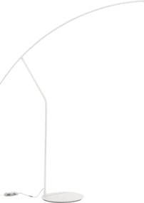 Piantana a LED 146x202 cm moderna in metallo Bianco FOLAGA