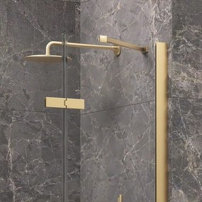 Box doccia 70x120 oro satinato porta battente | KT5000G - KAMALU