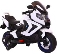 Moto Elettrica per Bambini 2 Posti 12V Jepsen Bianca