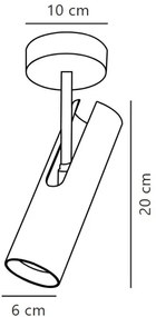 DFTP by Nordlux - Faretto MIB 1xGU10/8W/230V bianco