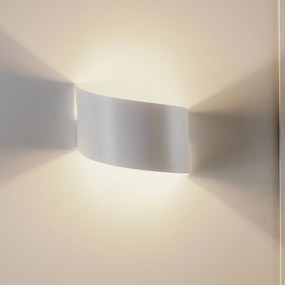 EMIBIG LIGHTING Applique Vero in acciaio laccato bianco