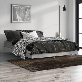 Giroletto grigio cemento 135x190 cm in legno multistrato