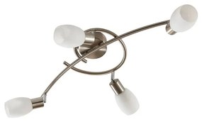 Lindby - Arda 4 Plafoniera L65 Stainless Steel/Opal Lindby