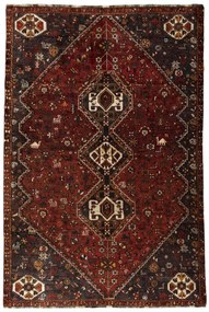 Shiraz Tappeto persiano 270 x 180 Rosso (Iran) Annodato A Mano