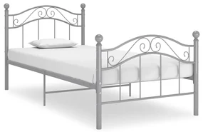 Giroletto grigio in metallo 100x200 cm