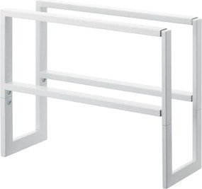 Scarpiera telescopica in metallo bianco Line - YAMAZAKI