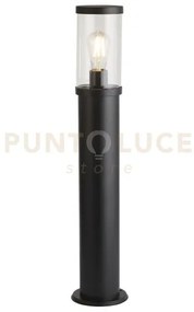 Bakerloo outdoor post - metallo nero e policarbonato