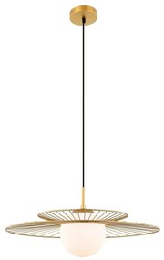 ITALUX MDM-4000/1 GD - Lampadario a sospensione con filo SARAH 1xE27/40W/230V