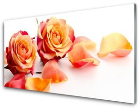 Pannello retrocucina Rose, fiori, piante 100x50 cm