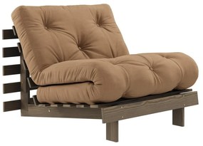 Poltrona marrone chiaro Roots - Karup Design