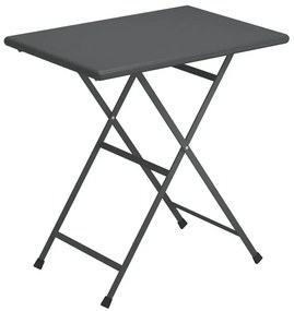 Tavolino da esterno Cassis OASI BY EMU struttura e superficie in Acciaio  grigio per 2 persone 70x50cm