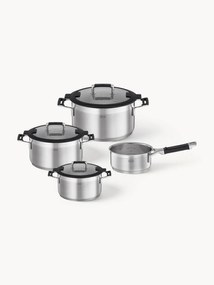 Set 4 pentole in acciaio inox Silence Pro