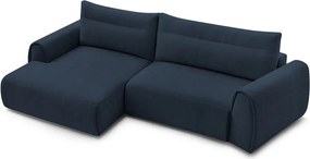 Divano angolare in blu scuro Aden – Bobochic Paris