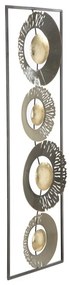Decorazione da parete in metallo Anello, 31 x 89,5 cm - Mauro Ferretti