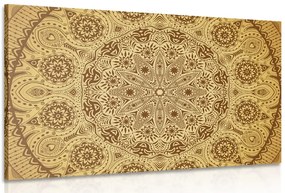 Stampa su tela – Mandala ornamentale con pizzo
